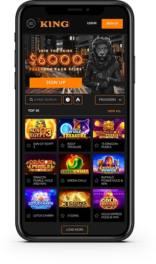 King Johnnie Casino Australia Desktop